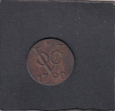 Beschrijving: Duit V.O.C. Utrecht S316